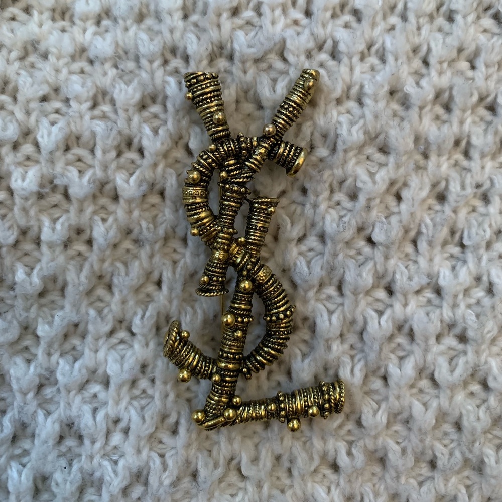 YSL brooch